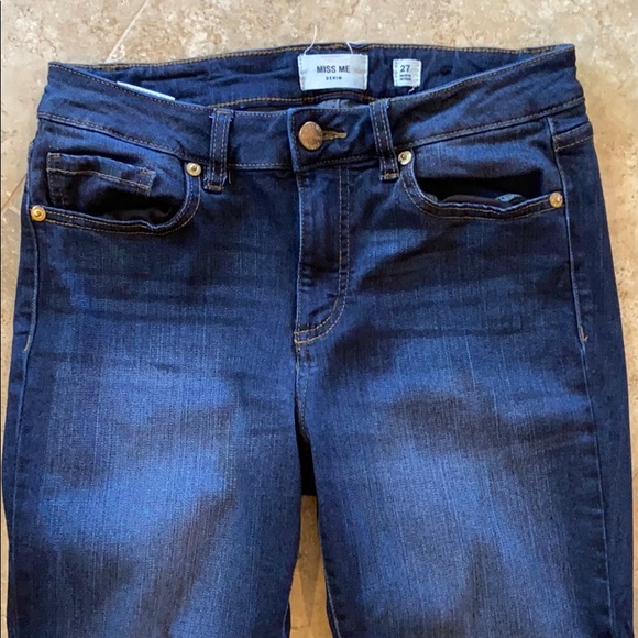 Miss Me Skinny Jean Mid-Rise Dark Wash - Picture 4 of 8